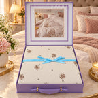 Premium Luxury 4 Piece Duvet Cover & Bedsheet Gift Box Set
