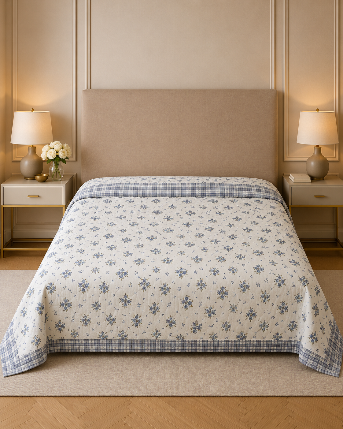 Victorian Single Mulmul Dohars (Set of 2) Product Code :- 55B155RKEH