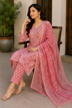 Zoya 3-Piece Stitched Suit 🌷