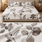 Signature Elegance Luxury Designer Printed Bedsheet Set – Super Jumbo King Size 122 x 122 Inch