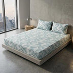 Classical Design Elastic/Fitted Bedsheets Pure Mulmul Cotton 108 BY 108 Inch Product Code :- 55B135RKEH