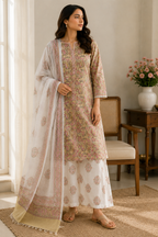 Zehra 3-Piece Unstitched Suit 🌸