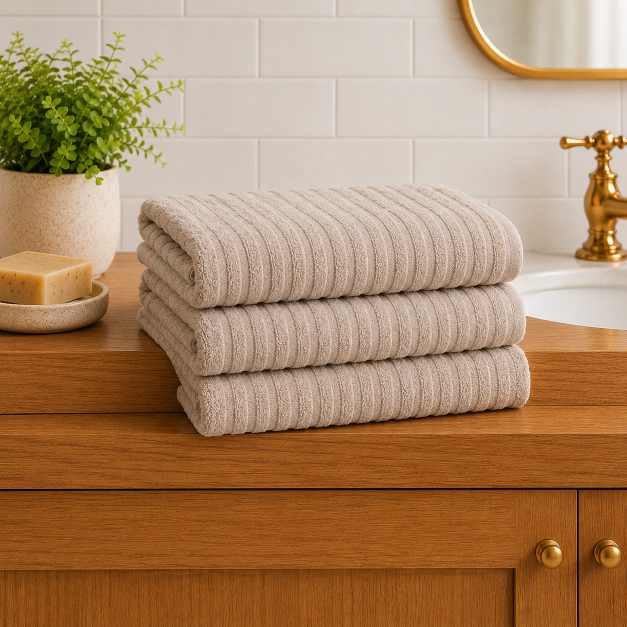 Premium Microfiber Bath Towel – King Size (75 × 150 cm)