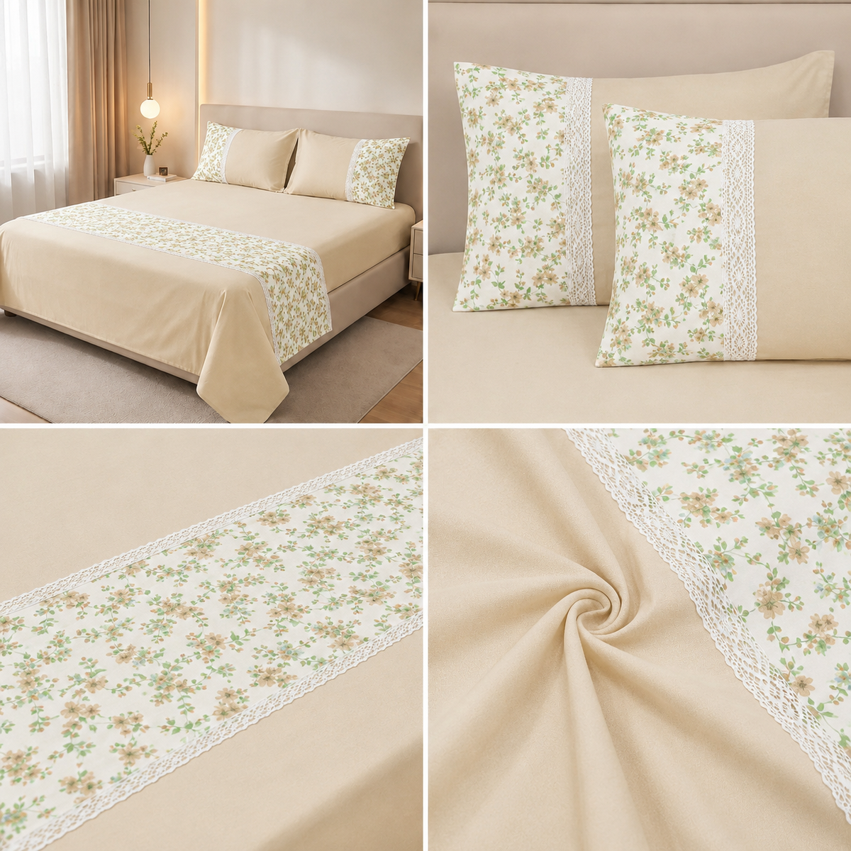 ✨ English King Size Non - Quilted Bedcover– 108 × 108 Inches ✨ Product Code :- 55B199RKEH