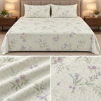 Signature Elegance Luxury Designer Printed Bedsheet Set – Super Jumbo King Size 122 x 122 Inch