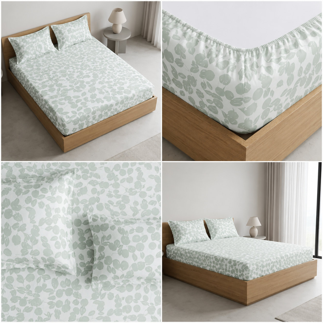 Classical Design Elastic/Fitted Bedsheets Pure Mulmul Cotton 108 BY 108 Inch Product Code :- 55B135RKEH