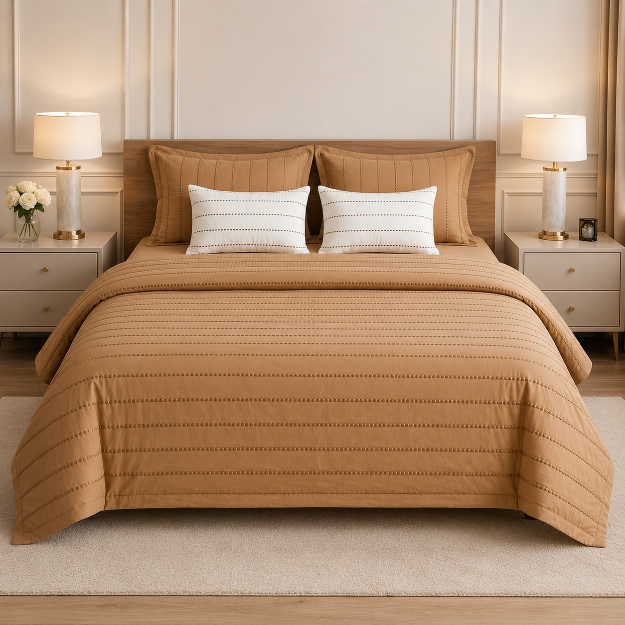 ✨ Elite Haven Premium Embroidered 6 Pcs Set – Elegant Minimal Luxury Collection ✨