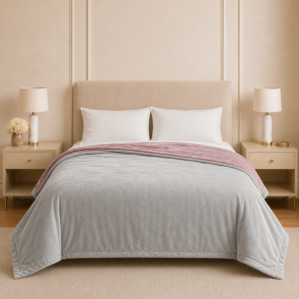✨ Luxury AC Reversible Blanket – Queen Size | Ultra Soft Double-Sided Comfort ✨ Product Code :- 55B187RKEH