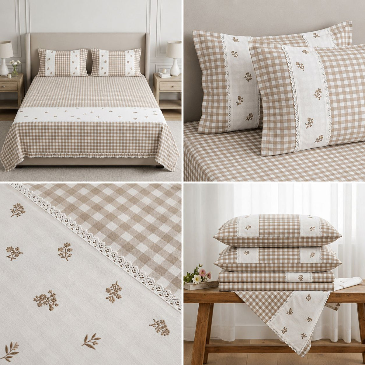 Victorian Non - Quilted Bedcover Size– 108 × 108 Inches ✨ Product Code :- 55B199RKEH