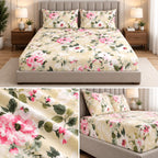 English Prints Fitted Bedsheets Pure Cotton h Product Code :- 55B93RKEH