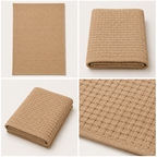 Bamboo Cloud Textured Waffle Bath Towel – 70 × 140 CM | Bamboo Cotton