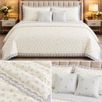 Pure Muslin Luxury 6 Pcs Comforter Bedding Set – King Size Product Code :- 55B385RKEH