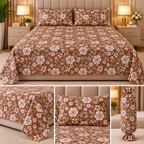 Botanical Candy Pack Flat Bedsheet Set – King Size Product Code :- 55B65RKEH