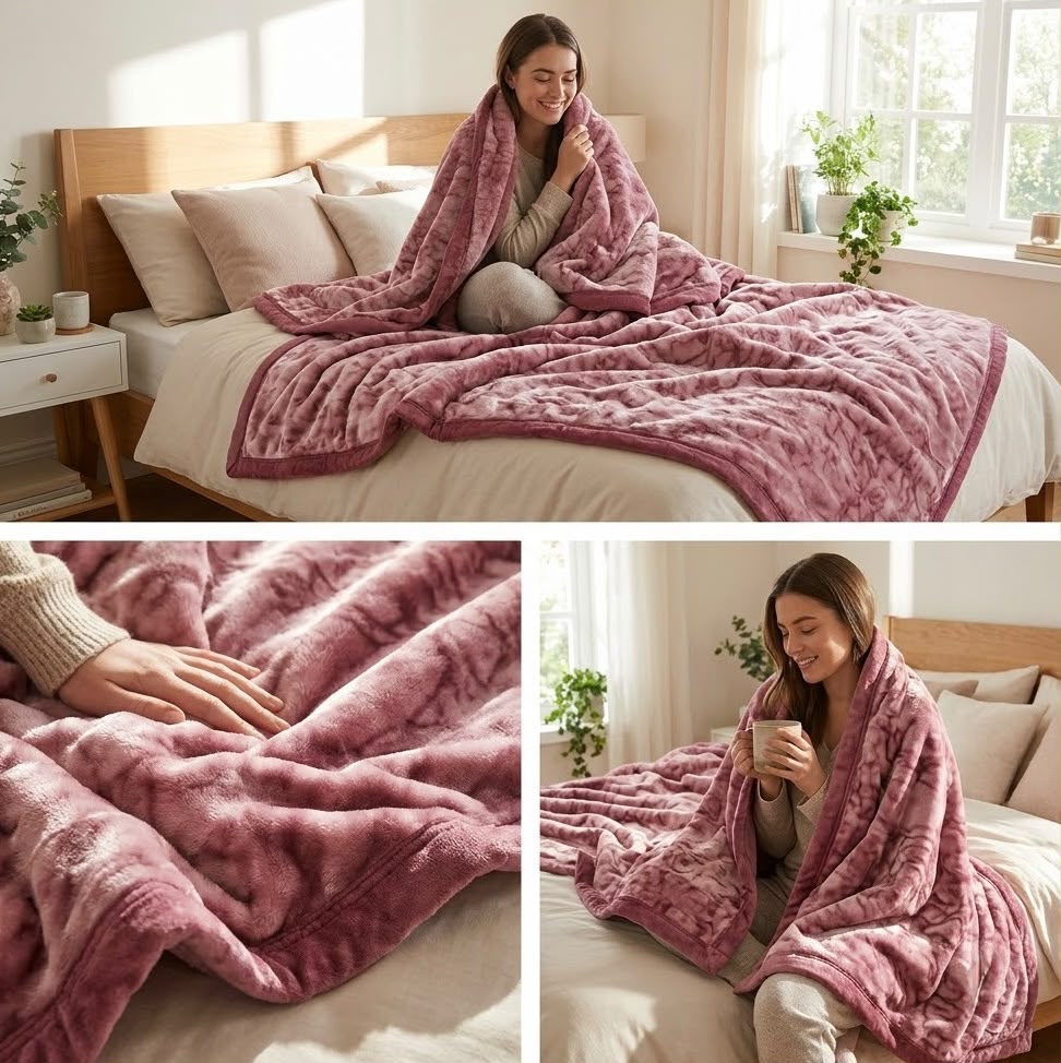 Single Ply Fleece Winter Blanket – Ultra Soft & Cozy | Single Bed