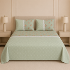 🛏️ English Bedsheet 108×108 – Elegant Comfort for Your Bedroom ProductCode :- 55B105RKEH