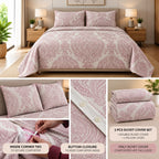Luxury Jacquard King Size Duvet Cover Set – 3 Pcs | 1 Duvet Cover + 2 Pillow Covers