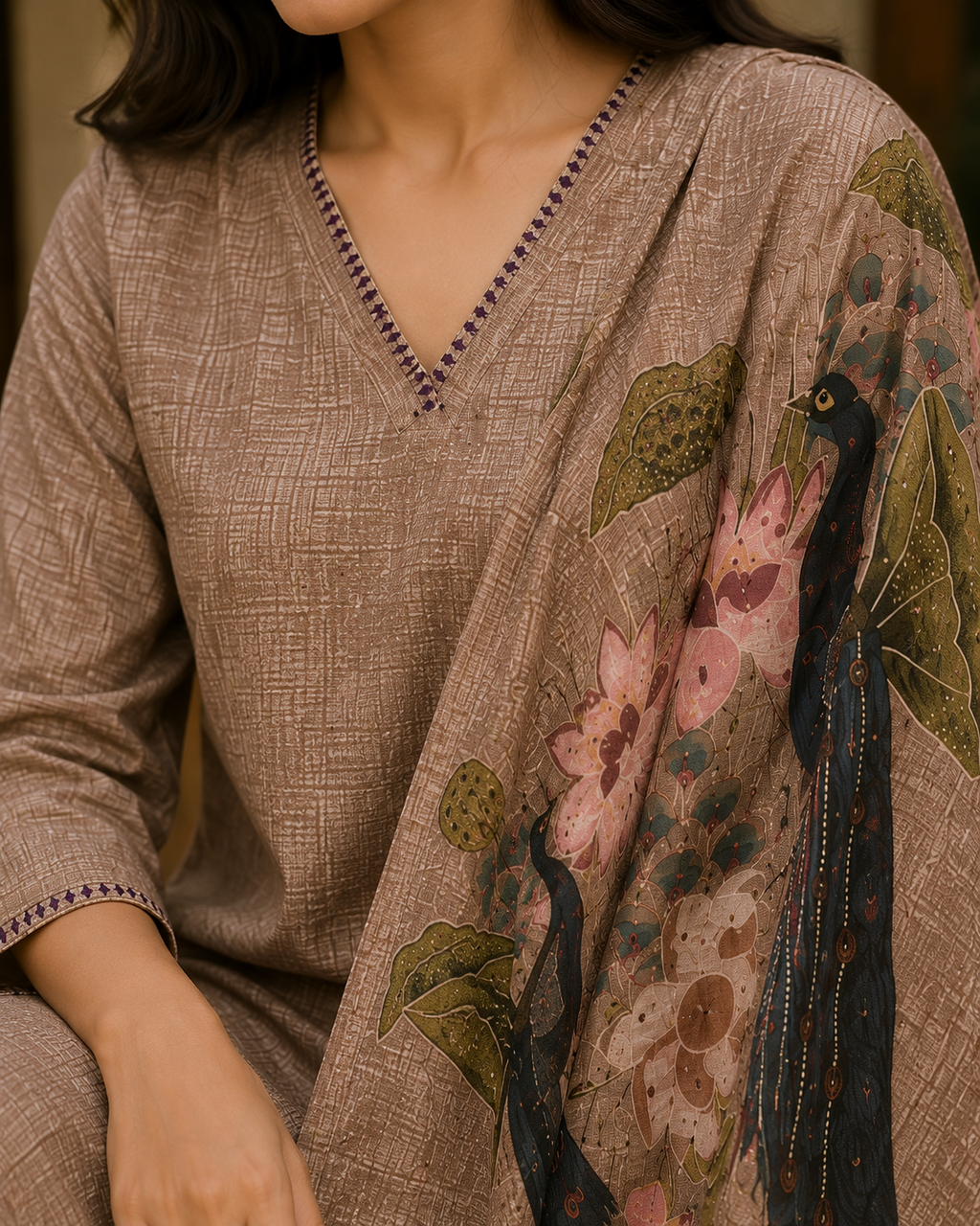 Mahira 3-Piece Stitched Suit 👗