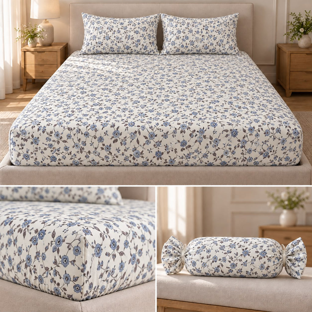 Botanical Candy Pack King Size Fitted Bedsheet Set – King Size