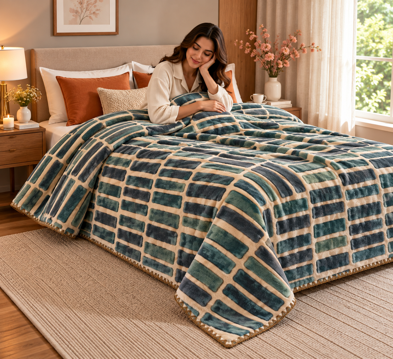 Japanese Mizuki Premium AC Blanket Product Code :- 55B335RKEH