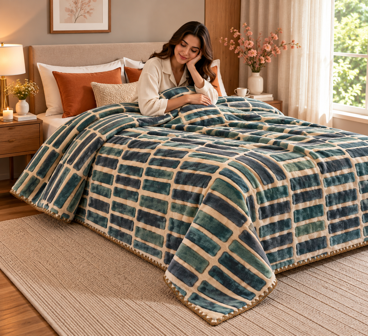 Japanese Mizuki Premium AC Blanket Product Code :- 55B335RKEH