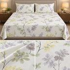 Signature Elegance Luxury Designer Printed Bedsheet Set – Super Jumbo King Size 122 x 122 Inch