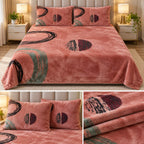 Ultra Soft Velvet Winter Bedsheet Set – Double Bed 3 Pcs