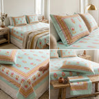 Cotton Double Bedsheet Set – 108 x 108 Inches