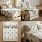 Cotton Double Bedsheet Set – 108 x 108 Inches