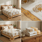 Cotton Double Bedsheet Set – 108 x 108 Inches