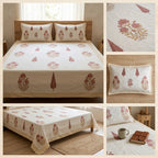 Cotton Double Bedsheet Set – 108 x 108 Inches