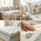 Cotton Double Bedsheet Set – 108 x 108 Inches