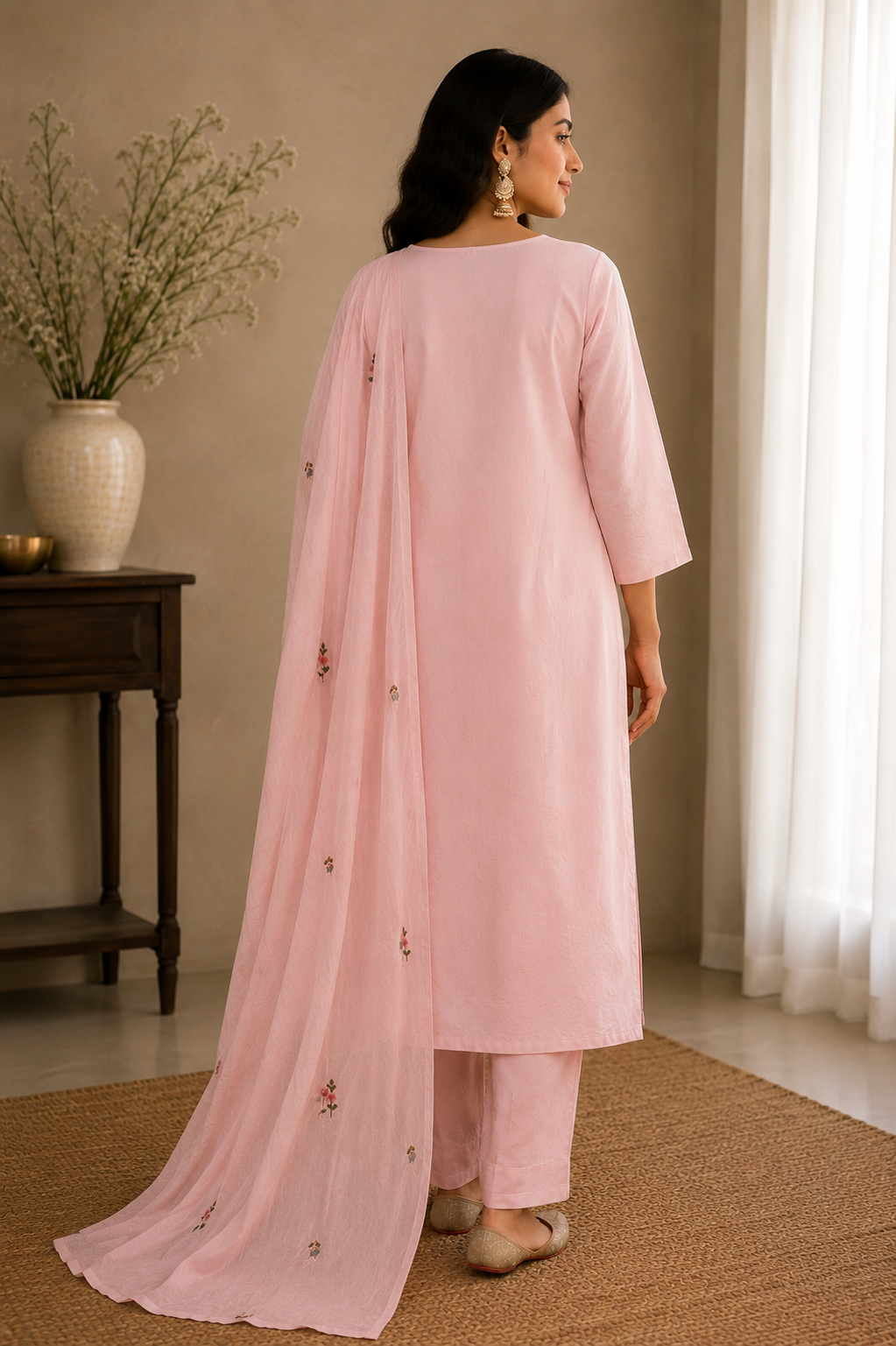 Gulabi 3-Piece Stitched Suit 🌸