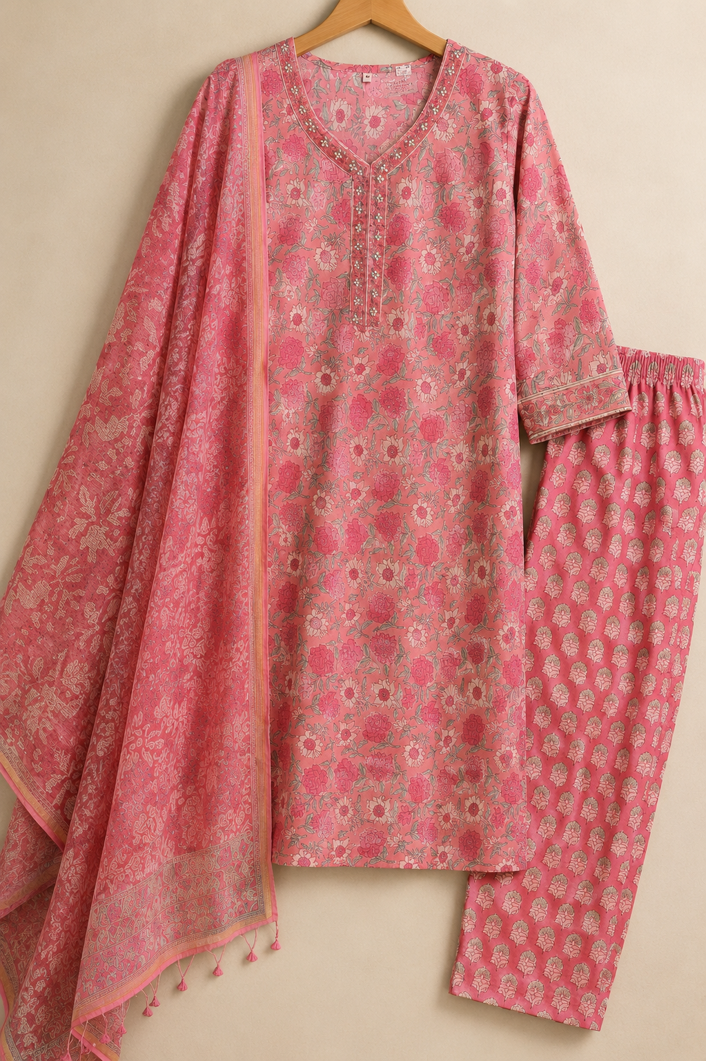 Zoya 3-Piece Stitched Suit 🌷