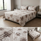🌿 Soft Rib Cotton Bedsheet | King Size 108 x 108 | Product Code :- 55B99RKEH