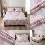 🌿 Soft Rib Cotton Bedsheet | King Size 108 x 108 | Product Code :- 55B99RKEH
