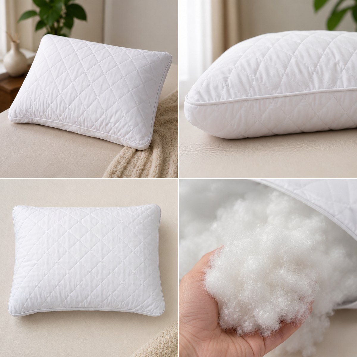 ✨ Soybean Fiber Pillow – Ultra Soft Luxury Comfort ✨