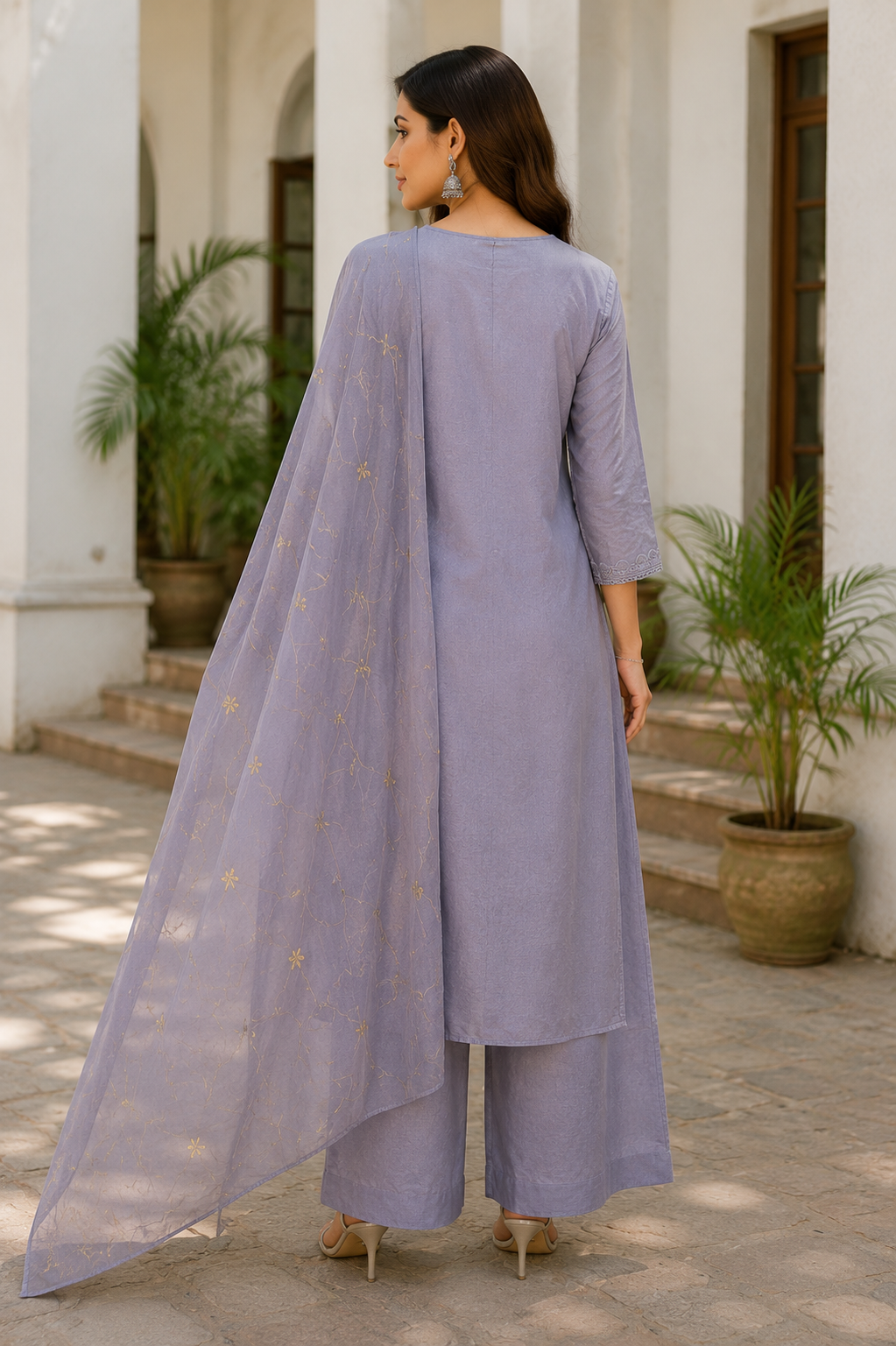 Falak 3-Piece Stitched Suit 🌺