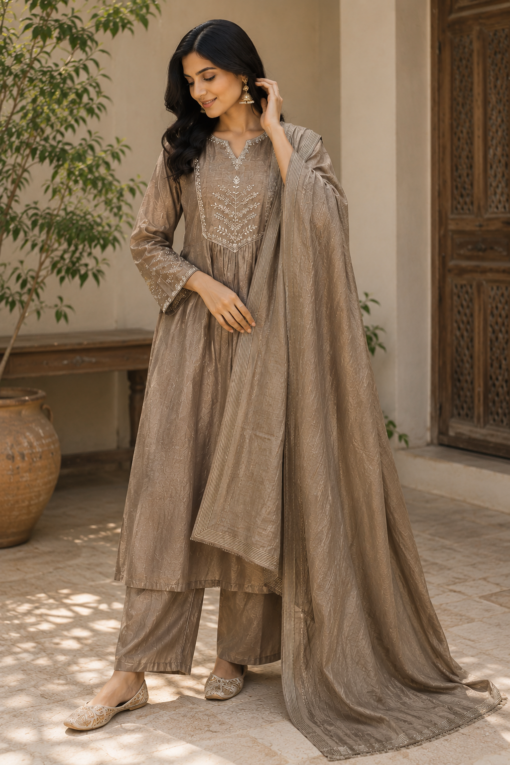 Aafreen 3-Piece Stitched Suit 💐