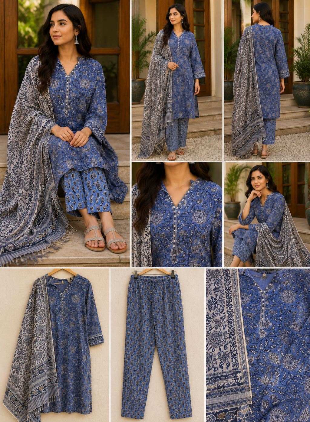 Sukoon 3-Piece Stitched Suit 👗