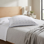 Luxury Embroidered Frill Pillow Cover Pair – Premium Floral Collection