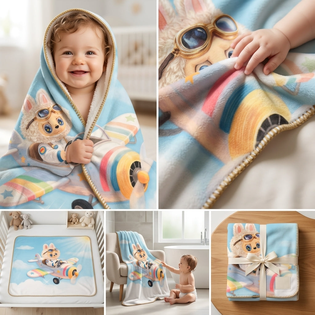 New Born Baby Japnese Blanket – 56 x 39 Inches