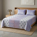 3-Piece Pure Mul Cotton King Size Bedcover Set