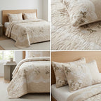 Quilted Bedcover 3 Piece Set