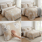 Quilted Bedcover 3 Piece Set