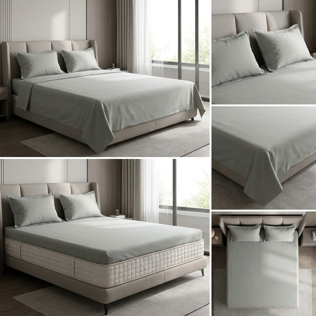 Jumbo Plain Bedsheet Set – Soft & Elegant Everyday Comfort 120 x 108