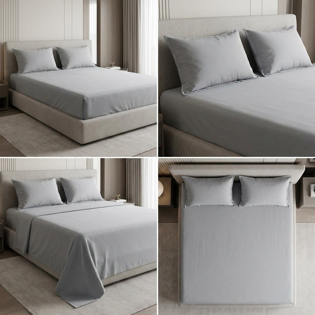 Jumbo Plain Bedsheet Set – Soft & Elegant Everyday Comfort 120 x 108