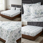 Premium  120 by 120 inch Super King Bedsheet Set – Jumbo Size | 100% Cotton Comfort