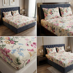 Fitted Bedsheets Pure Cotton 108 BY 108 Inch