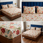 Fitted Bedsheets Pure Cotton 108 BY 108 Inch