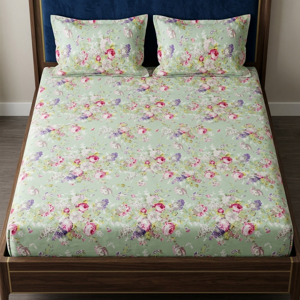 Fitted Bedsheets Pure Cotton 108 BY 108 Inch